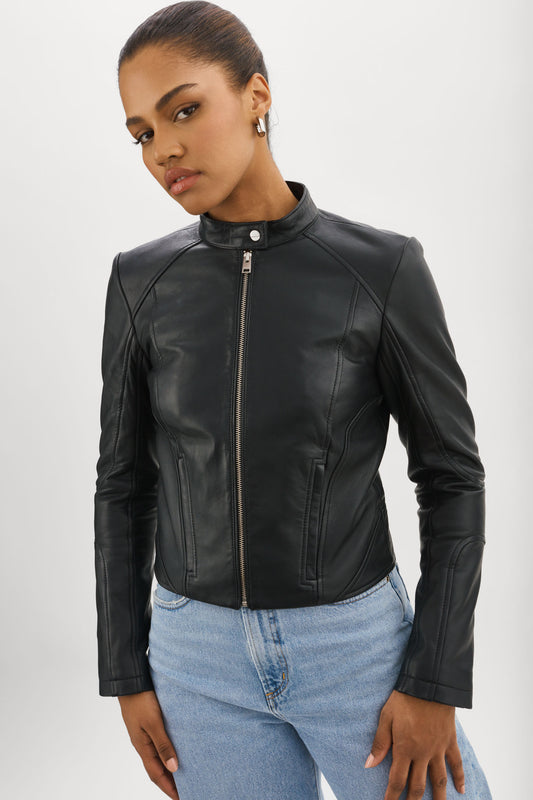 ELIANA | Veste de course en cuir