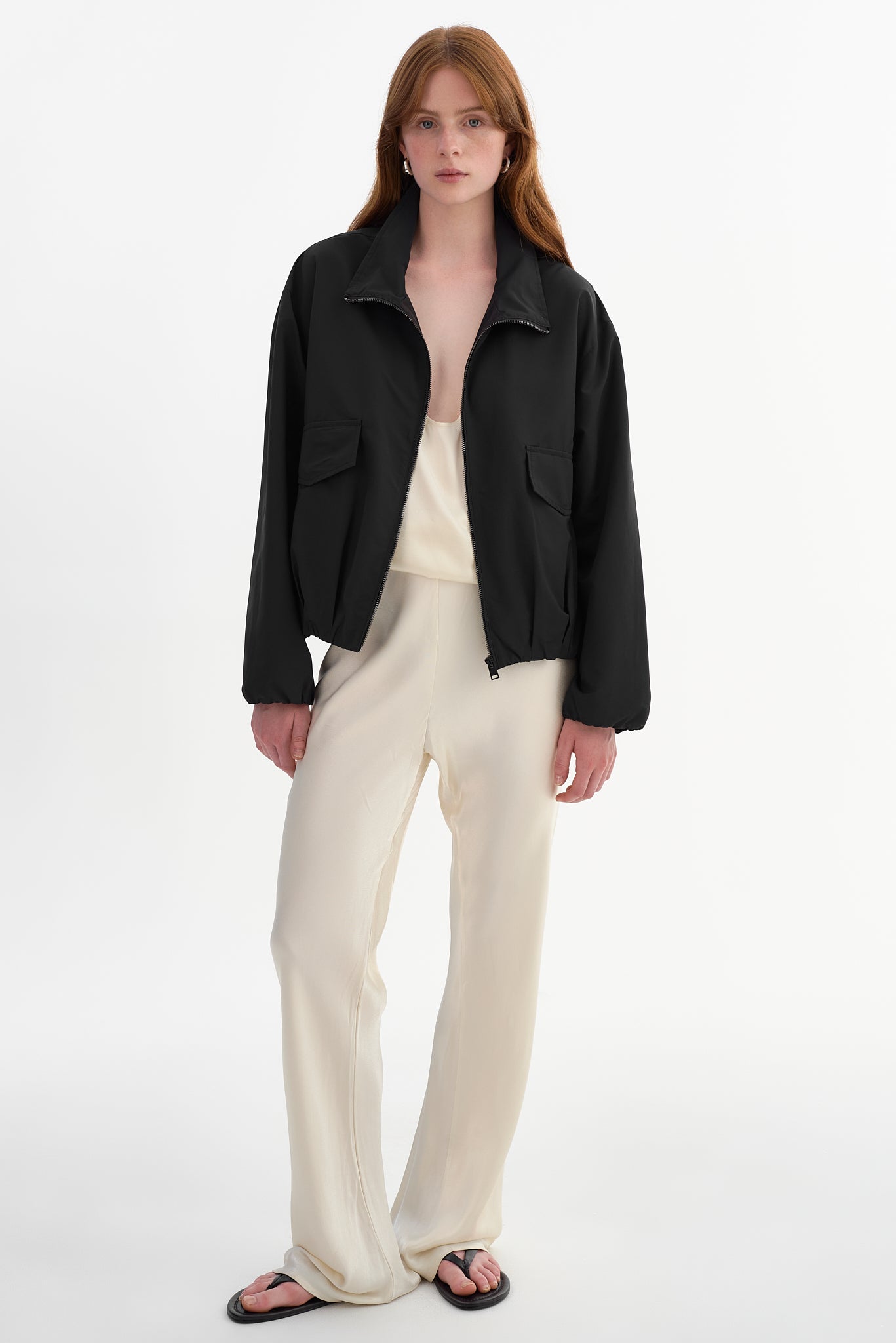 ELINDA | Funnel Neck Jacket