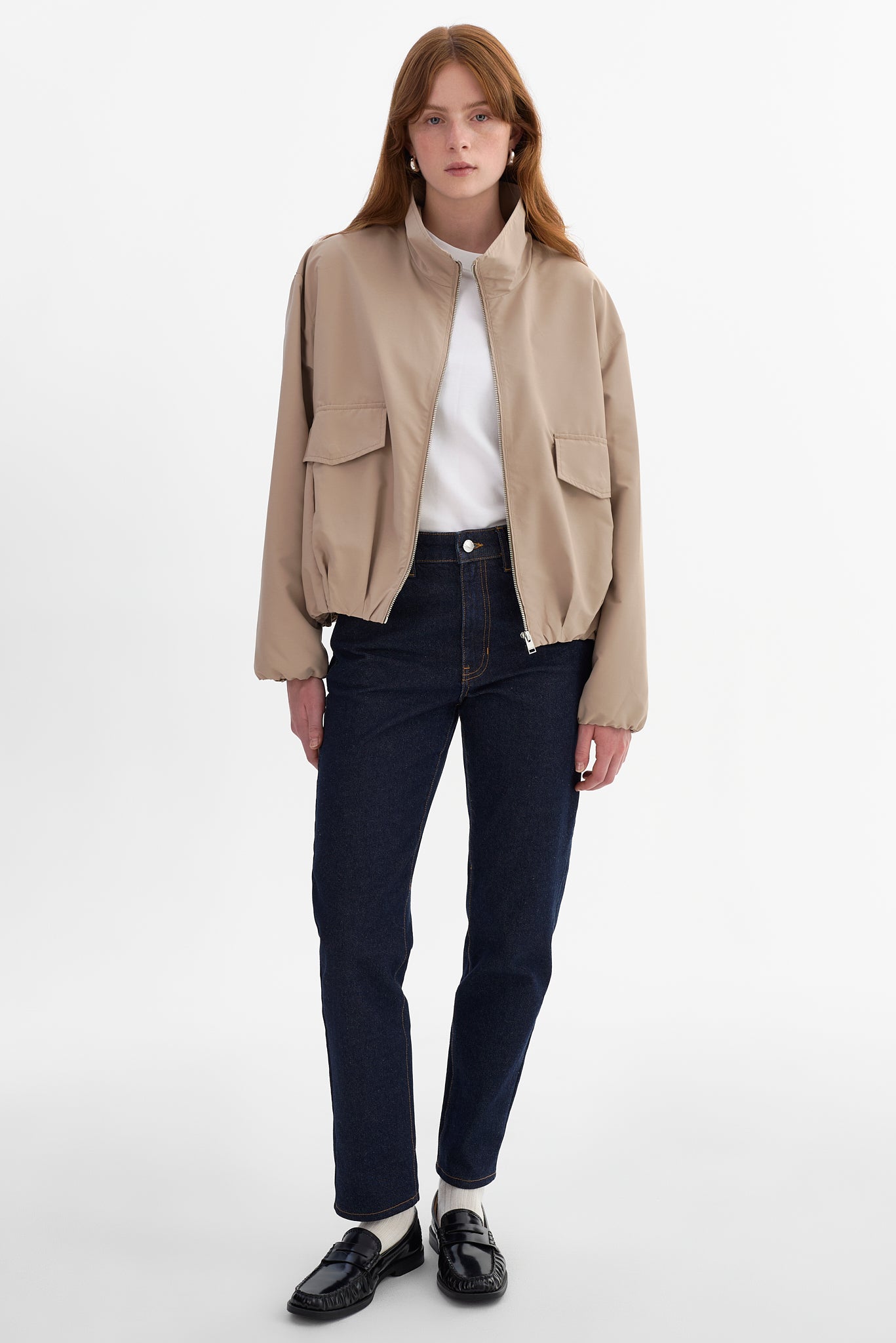 ELINDA | Funnel Neck Jacket