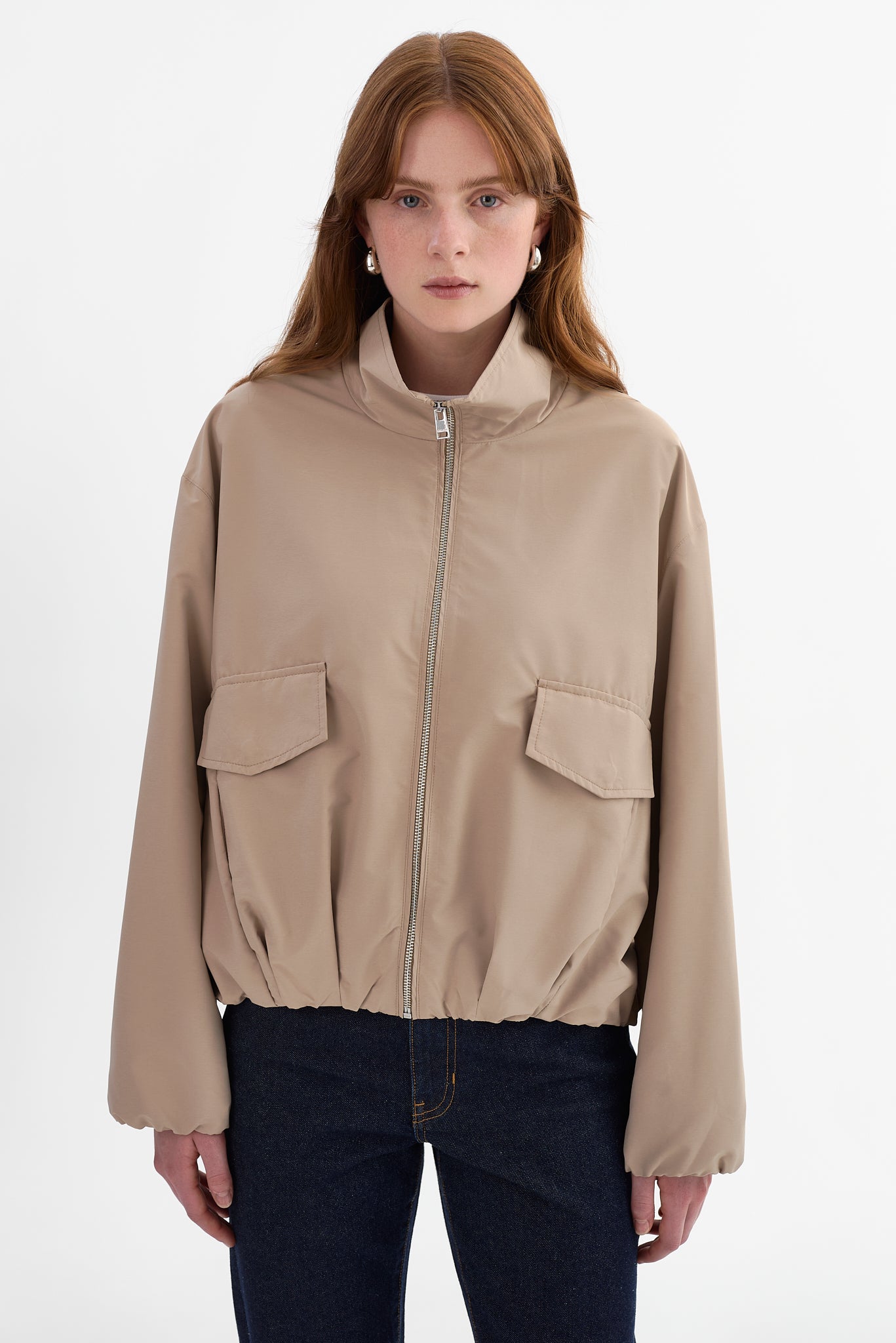 ELINDA | Funnel Neck Jacket
