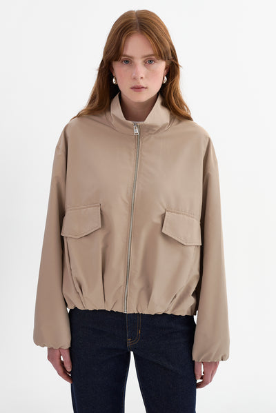 ELINDA | Funnel Neck Jacket