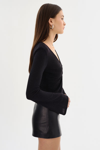 ELSIE | Lurex Knit Top