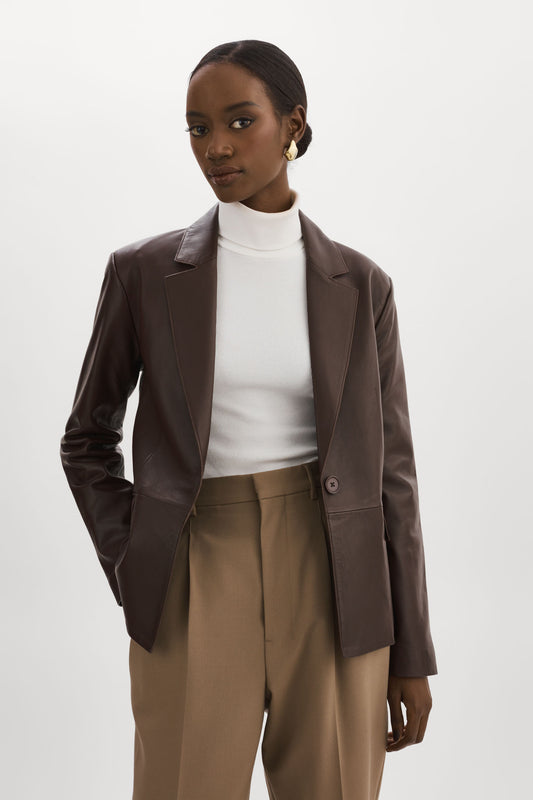 ELZA | Veston en cuir