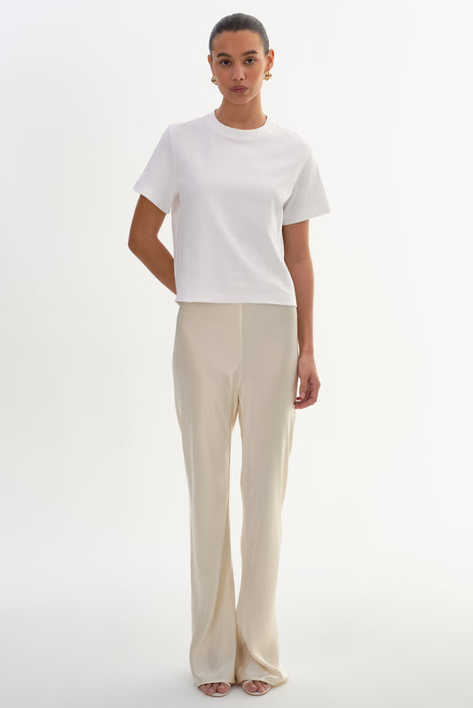 EMILE | Pantalon droit en satin