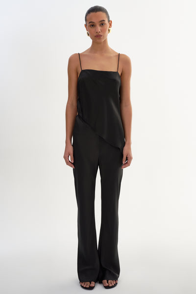 EMILE | Bias Cut Pull-on Satin Pants