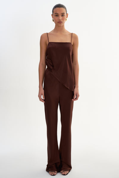 EMILE | Bias Cut Pull-on Satin Pants