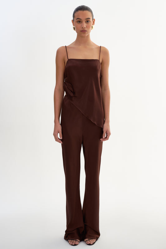 EMILE | Bias Cut Pull-on Satin Pants