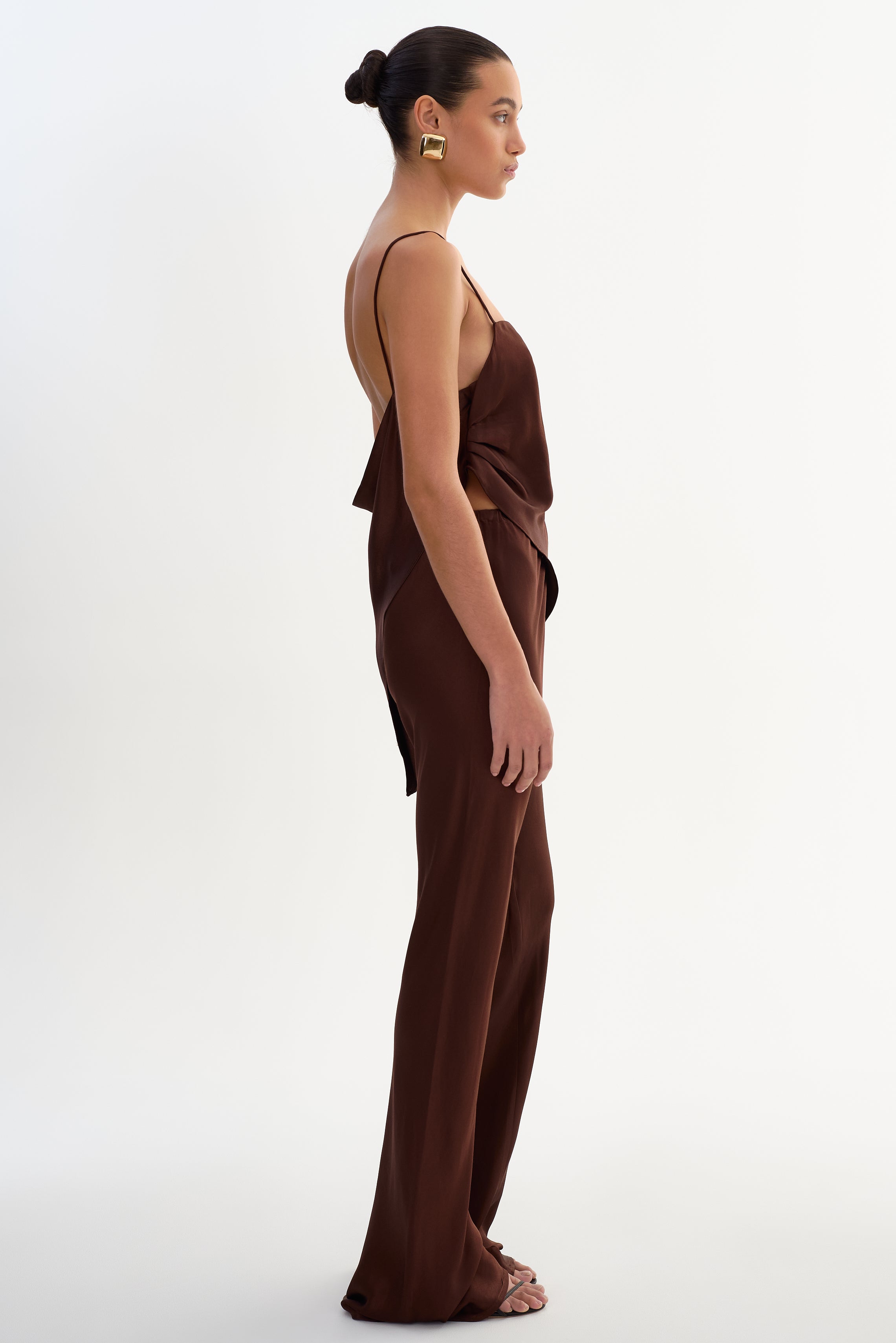 EMILE | Pantalon en satin à enfiler