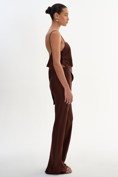 EMILE | Bias Cut Pull-on Satin Pants
