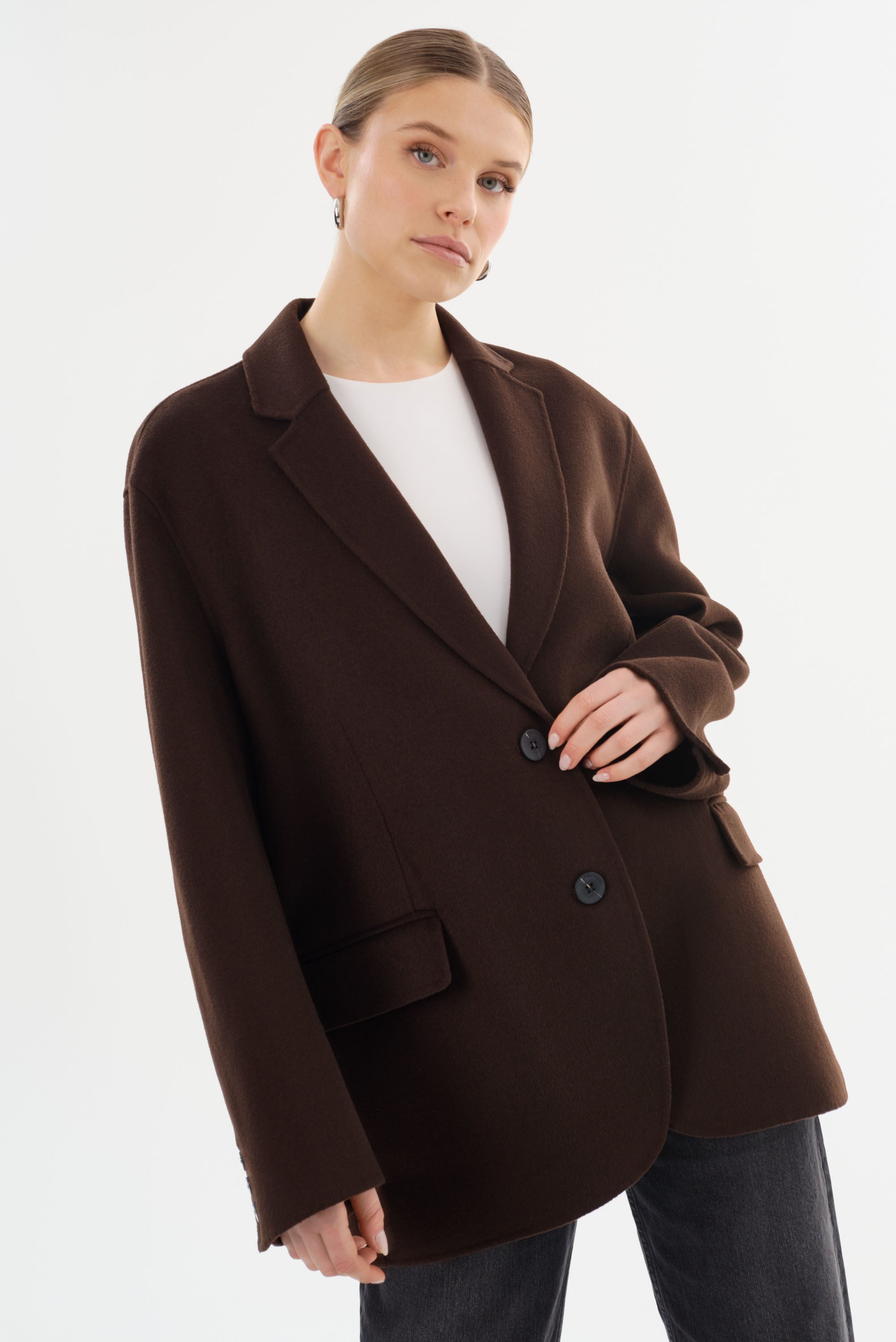 ENNIS | Blazer surdimensionné en laine