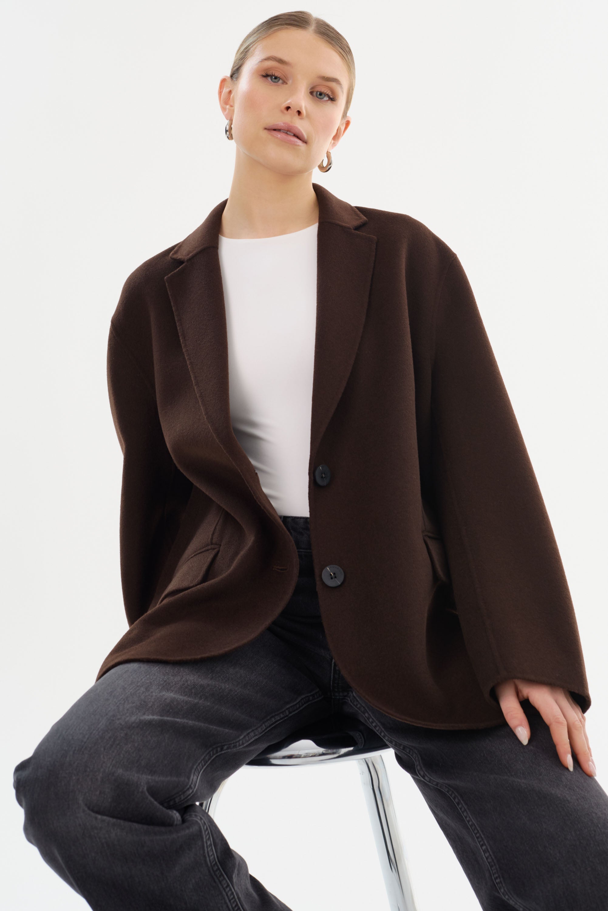 ENNIS | Blazer surdimensionné en laine