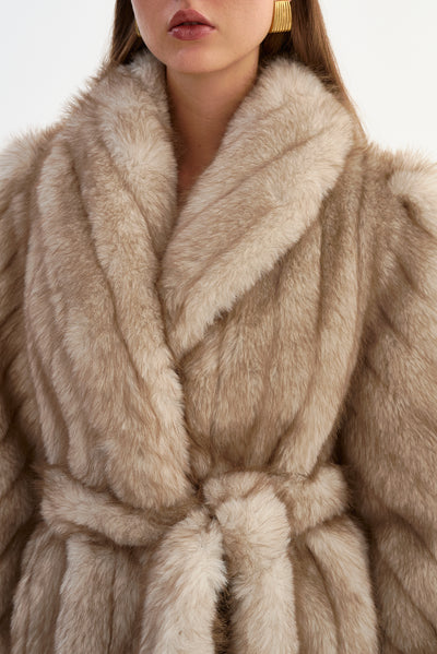 ESCARRA | Faux Fur Coat