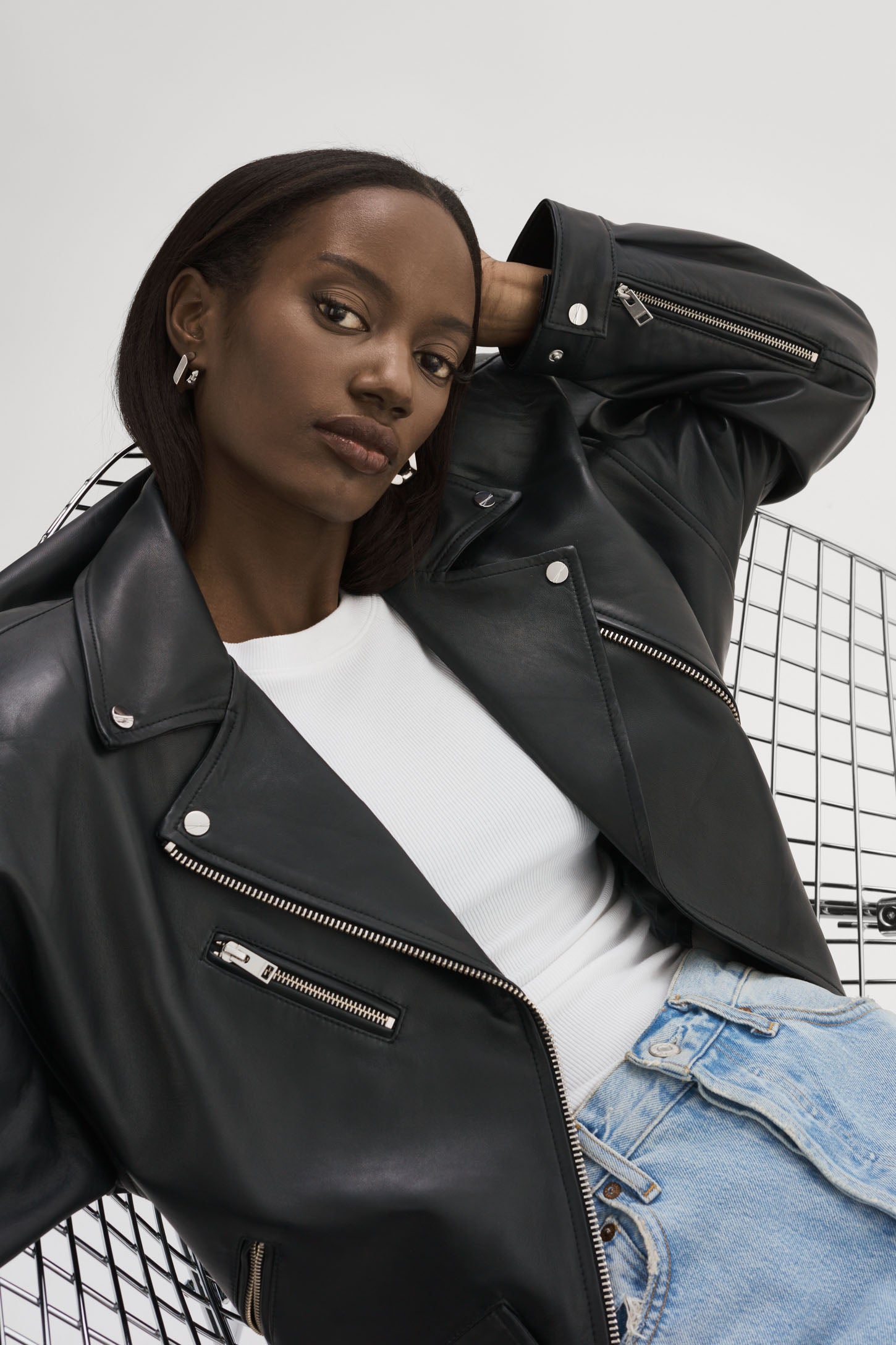 ESTIA | Leather Biker Jacket – LAMARQUE