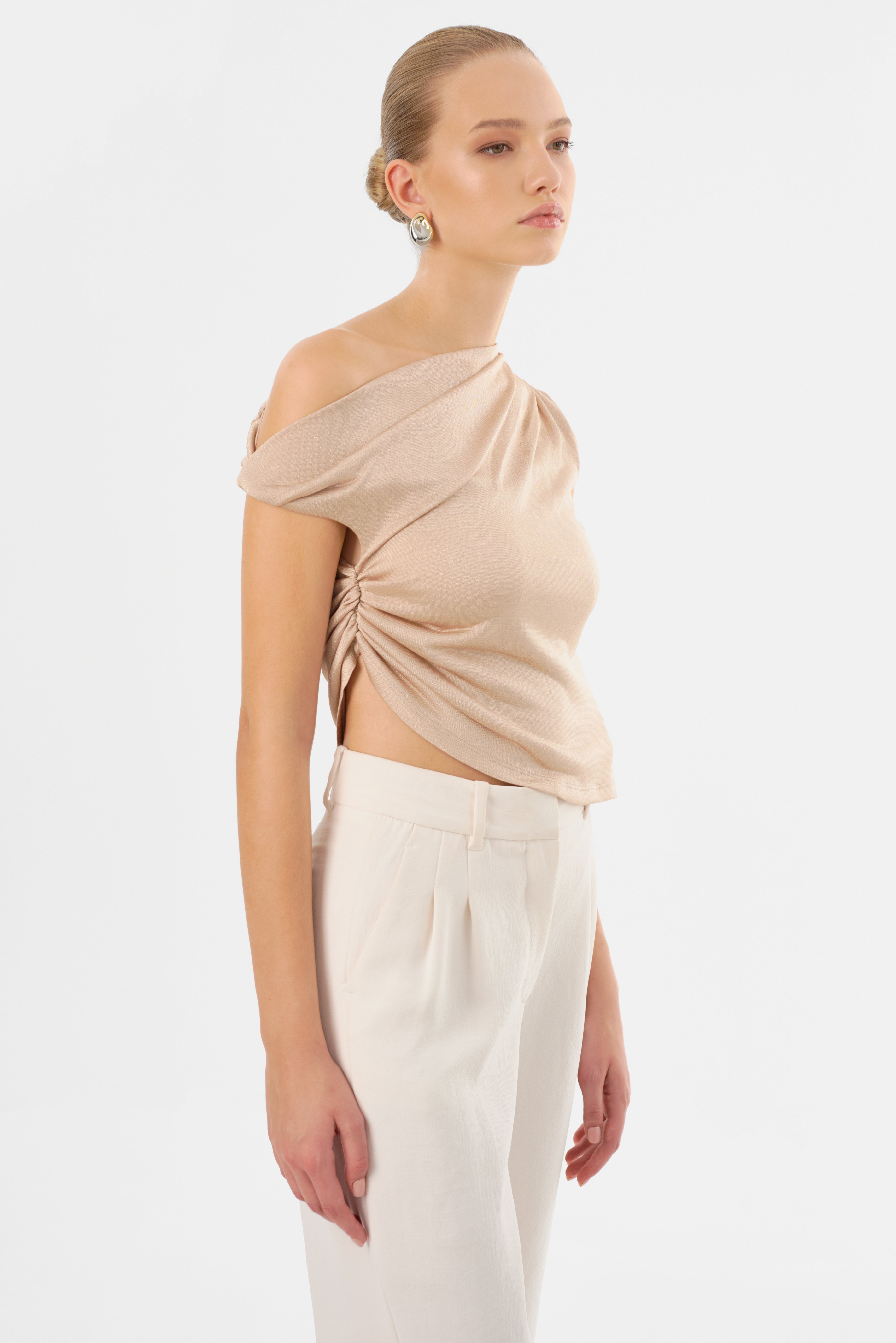 EVONNE | Haut asymétrique à une épaule