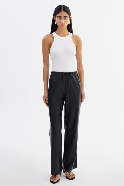 FAITH | Faux Leather Relaxed Pants
