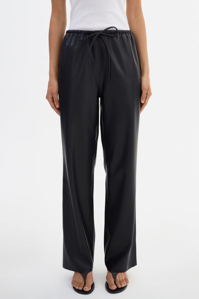 FAITH | Faux Leather Relaxed Pants