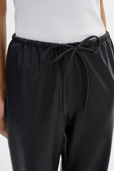 FAITH | Faux Leather Relaxed Pants