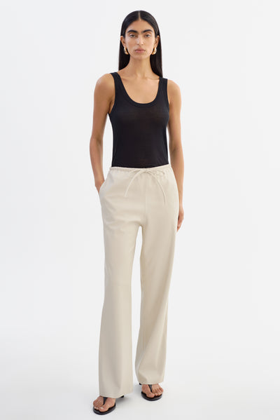 FAITH | Faux Leather Relaxed Pants