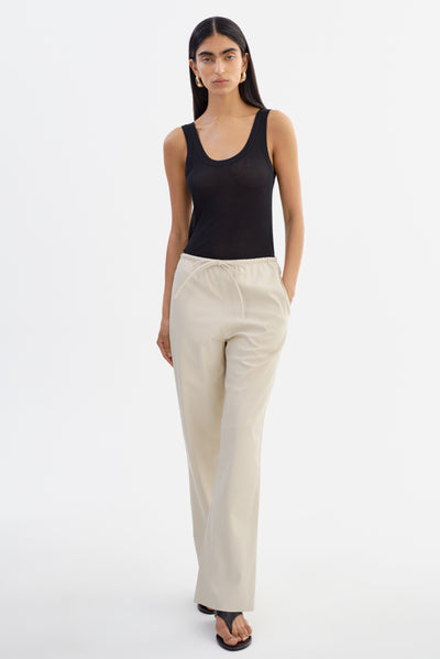 FAITH | Faux Leather Relaxed Pants