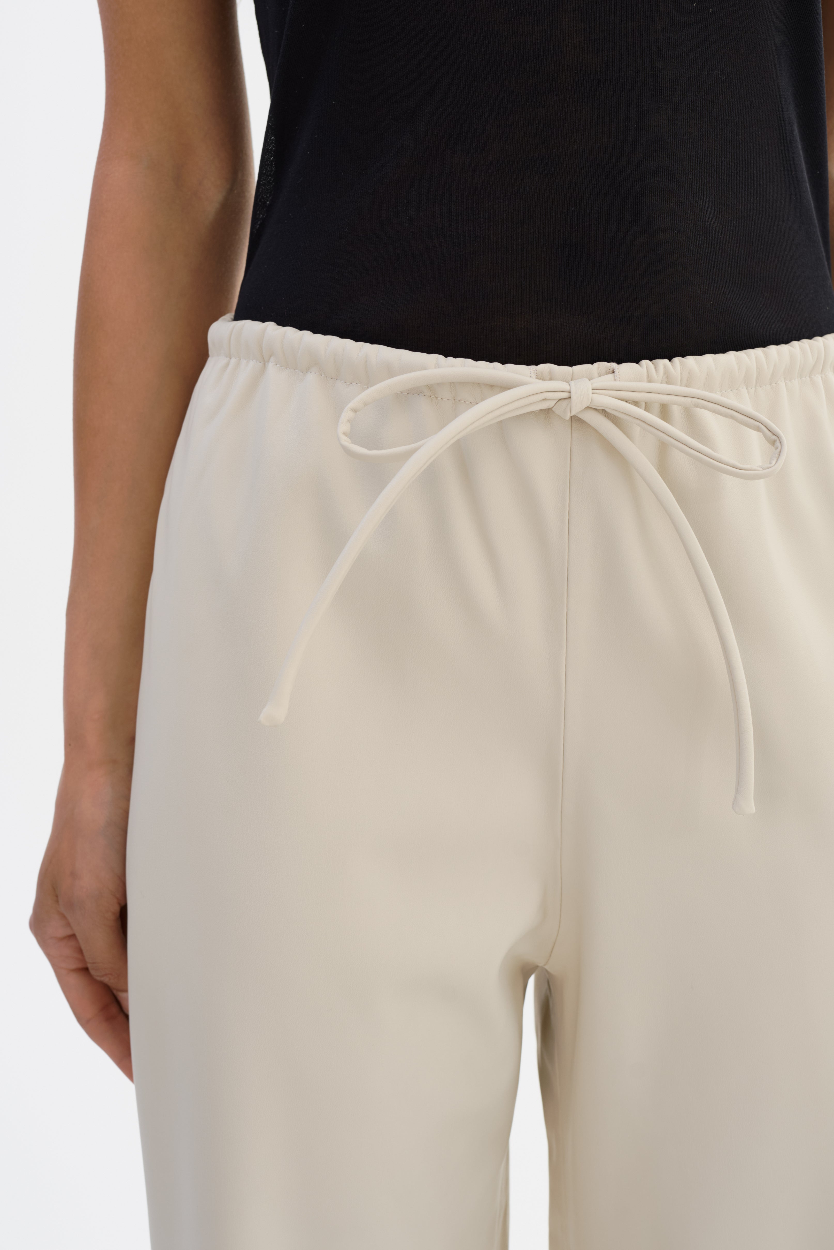 FAITH | Faux Leather Relaxed Pants