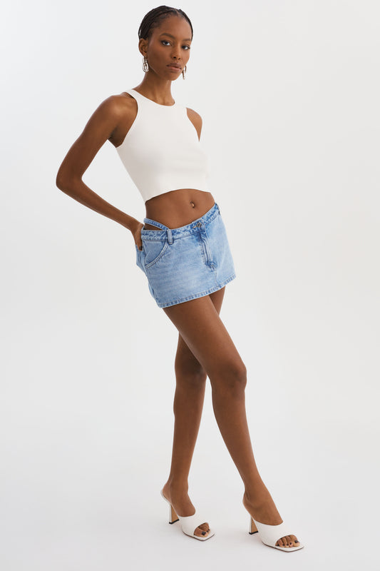 FANTINA | Denim Skort
