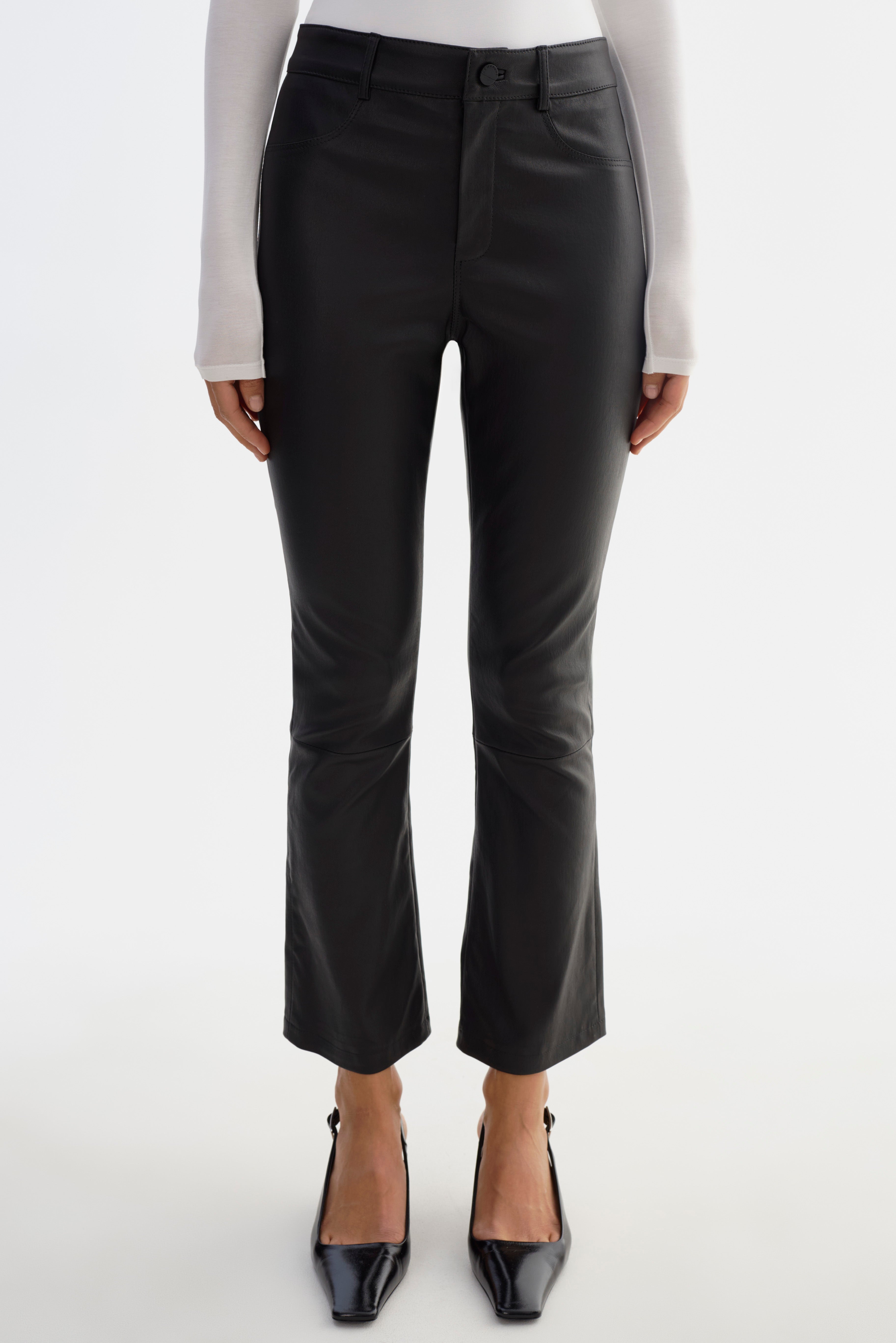 FARIS | Pantalon en cuir stretch