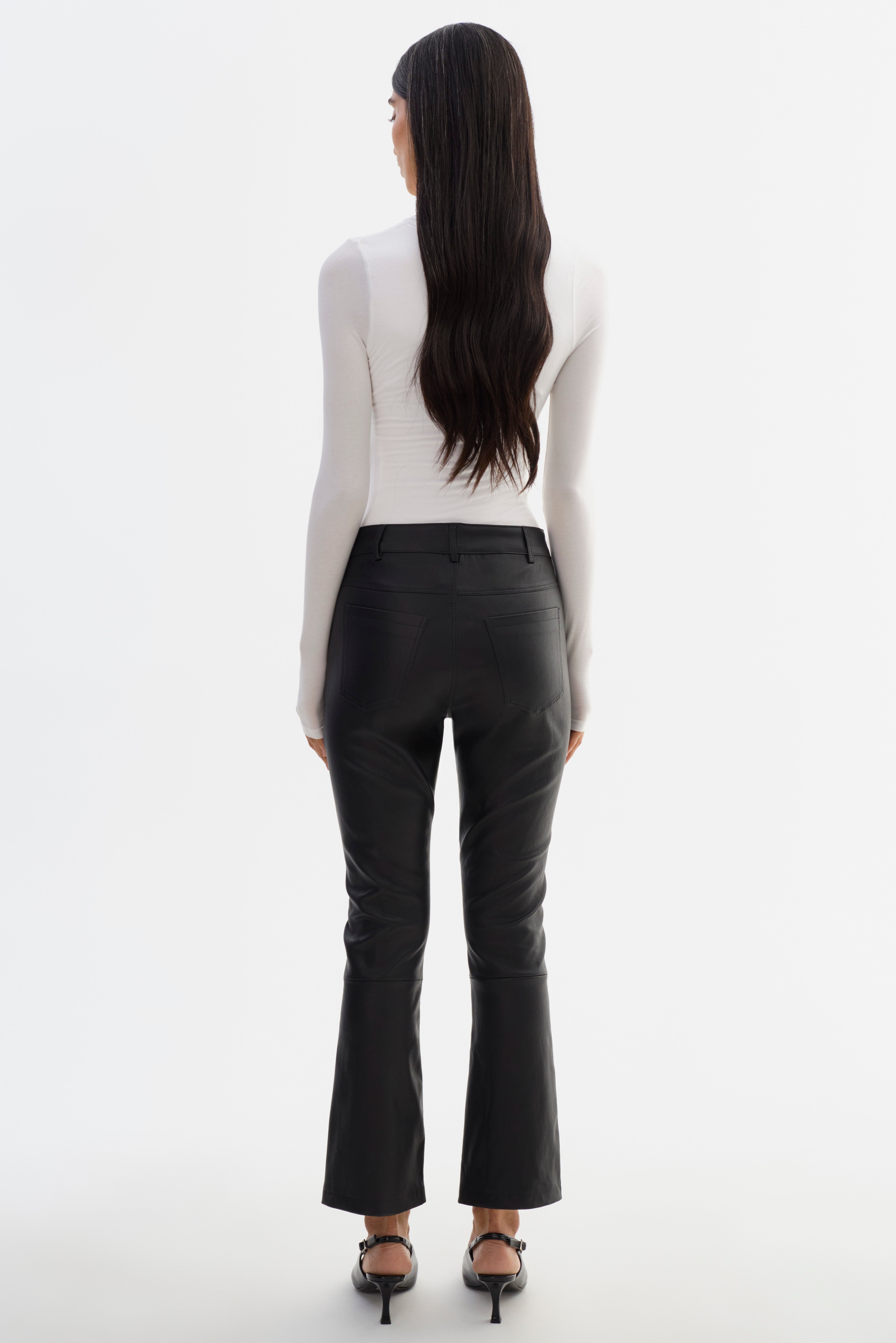 FARIS | Pantalon en cuir stretch
