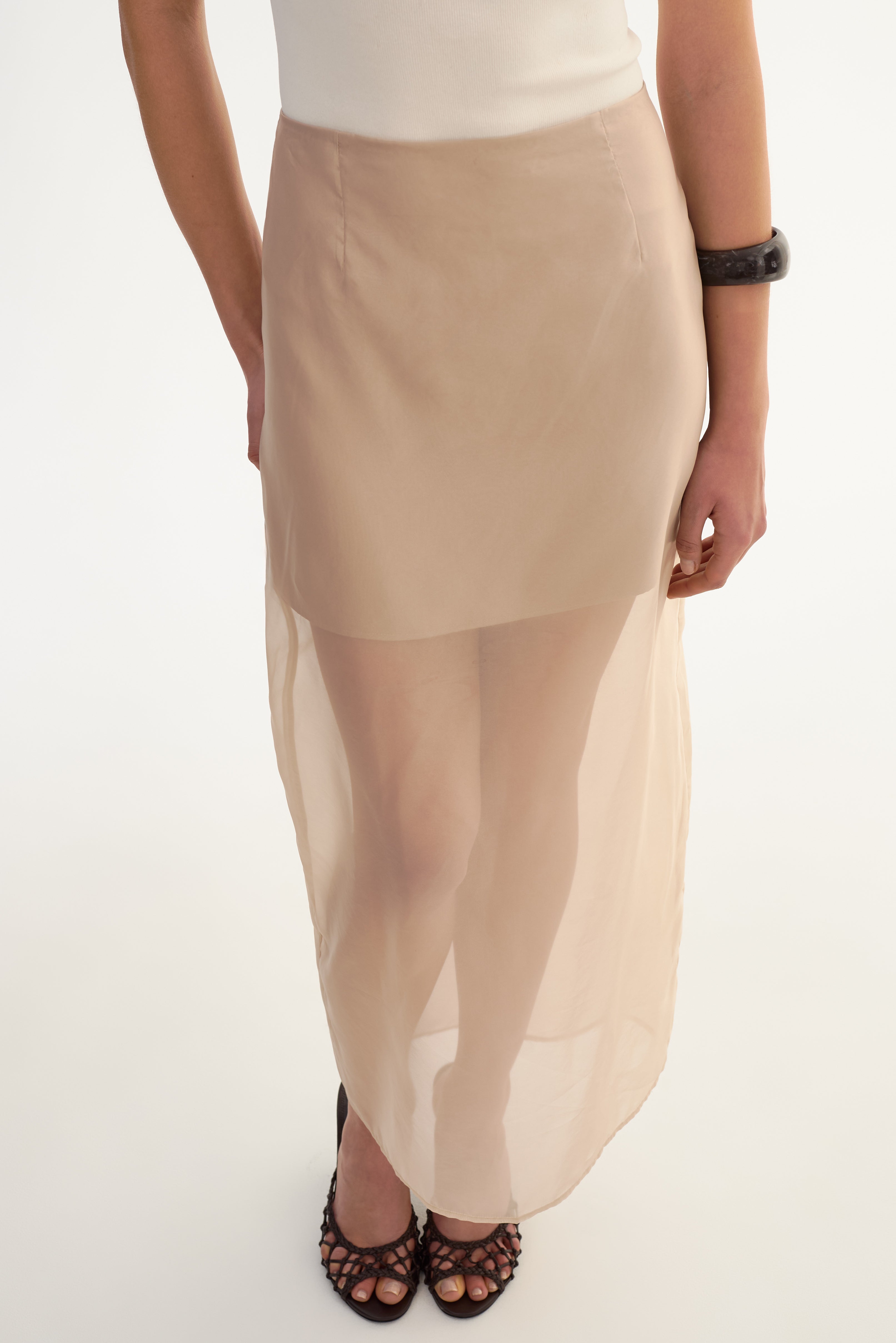FARLEY | Jupe semi-transparente