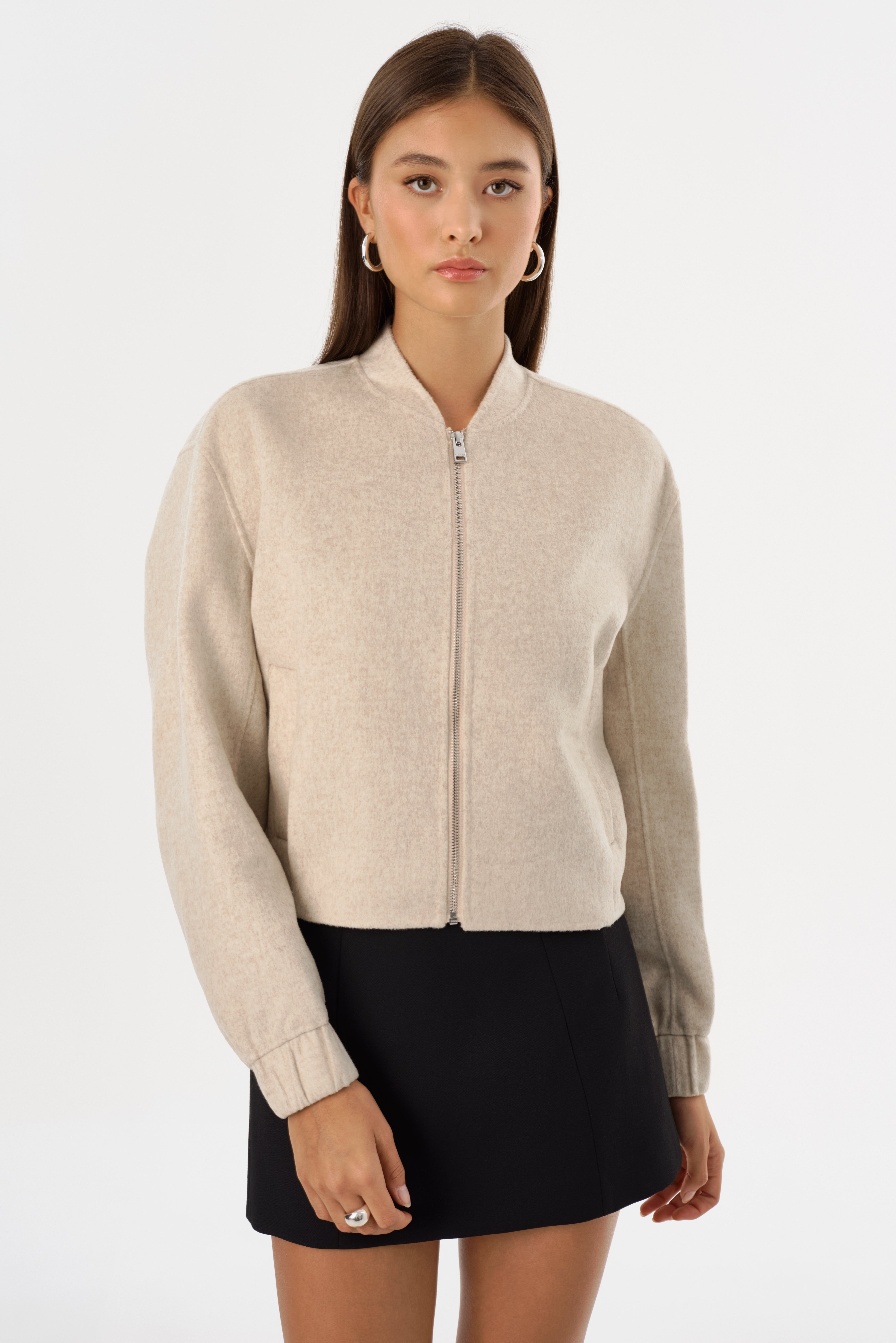 FAY | Blouson aviateur en laine double face