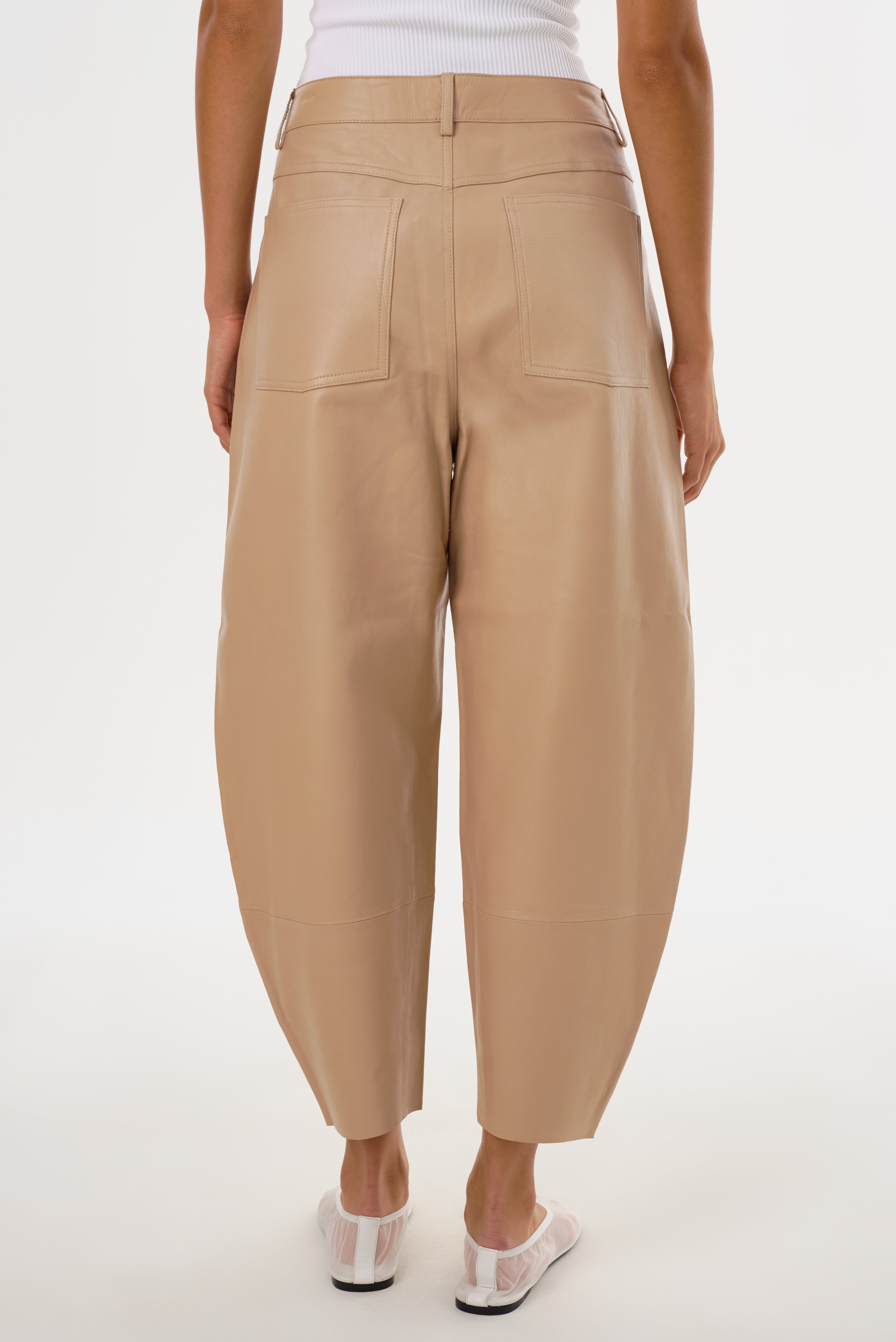 FENNE | Leather Tapered Pants