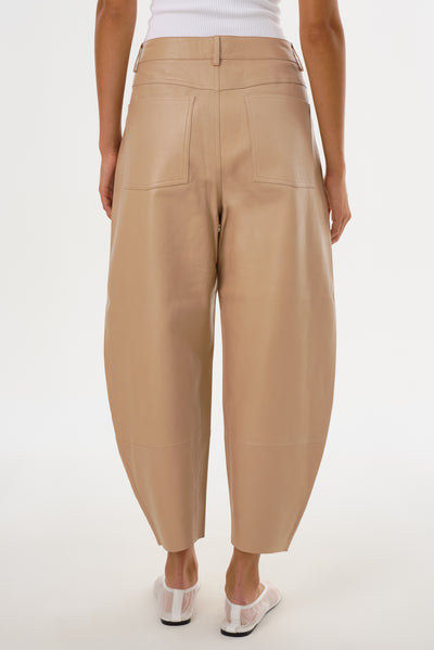 FENNE | Leather Tapered Pants