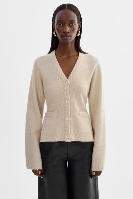 FIORELLA | Cardigan en maille sablier