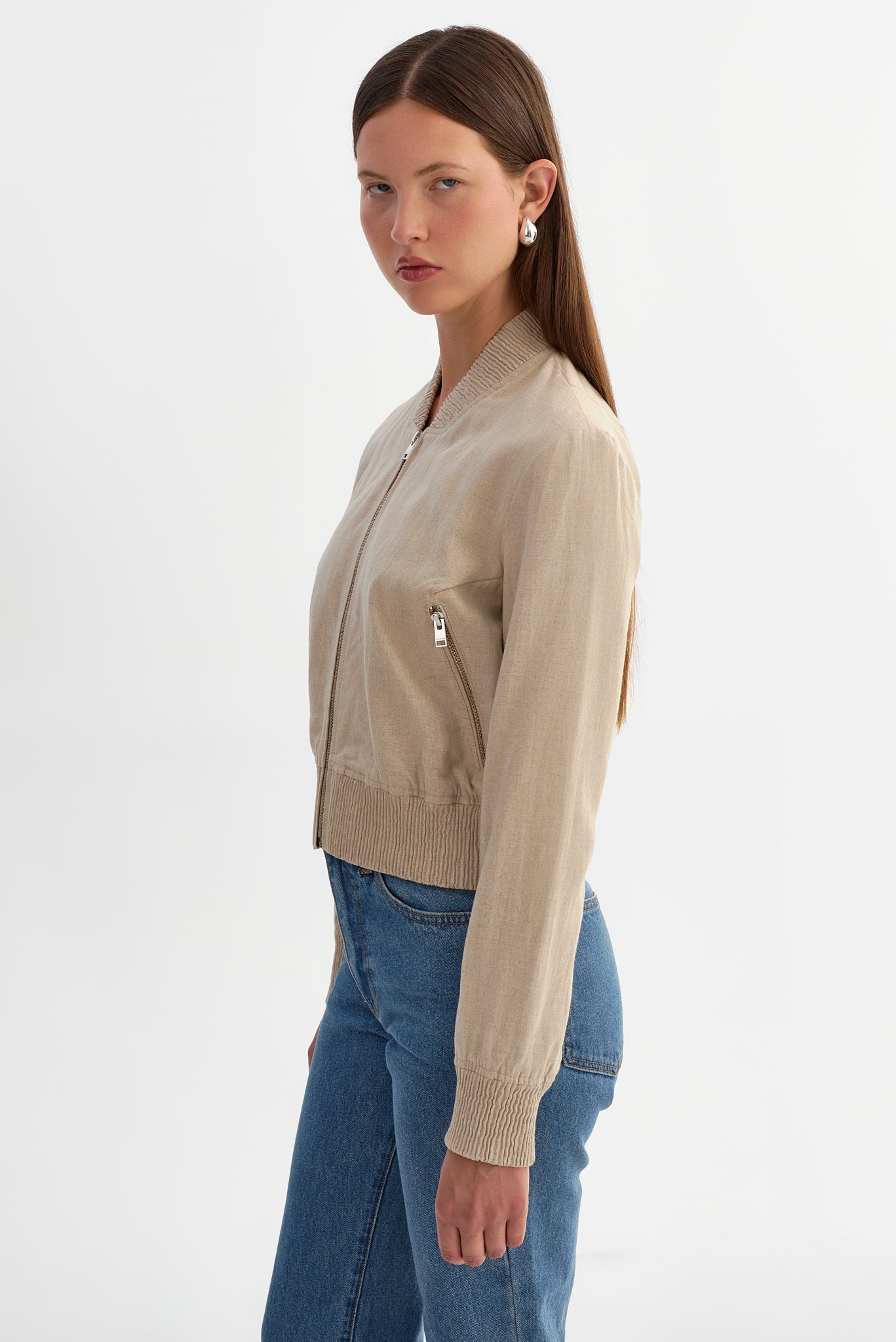 GREER | Blouson aviateur en lin