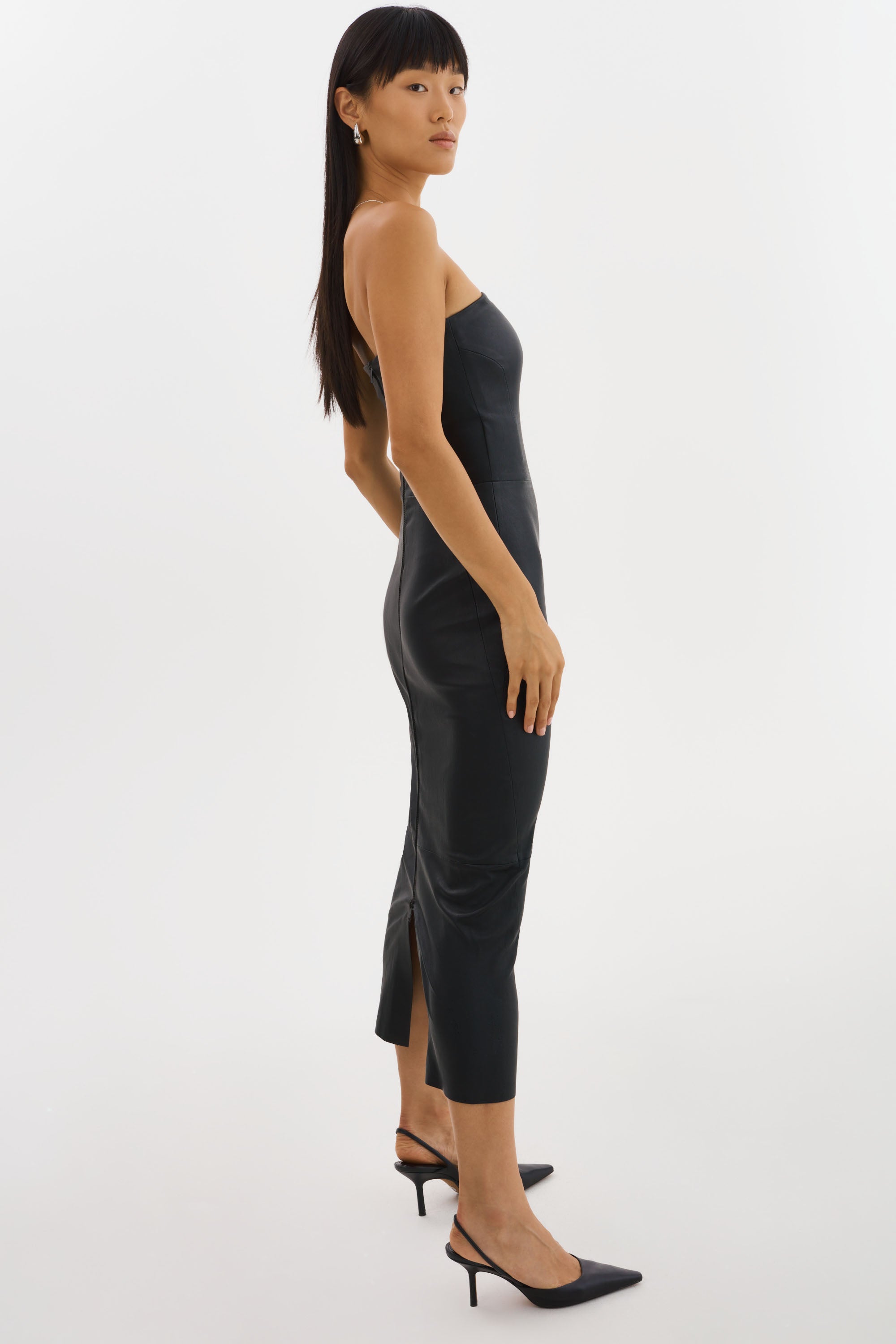 leather tube dress HAILEY