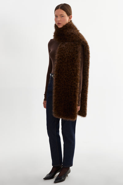 HARIS | Oversized Faux Fur Scarf