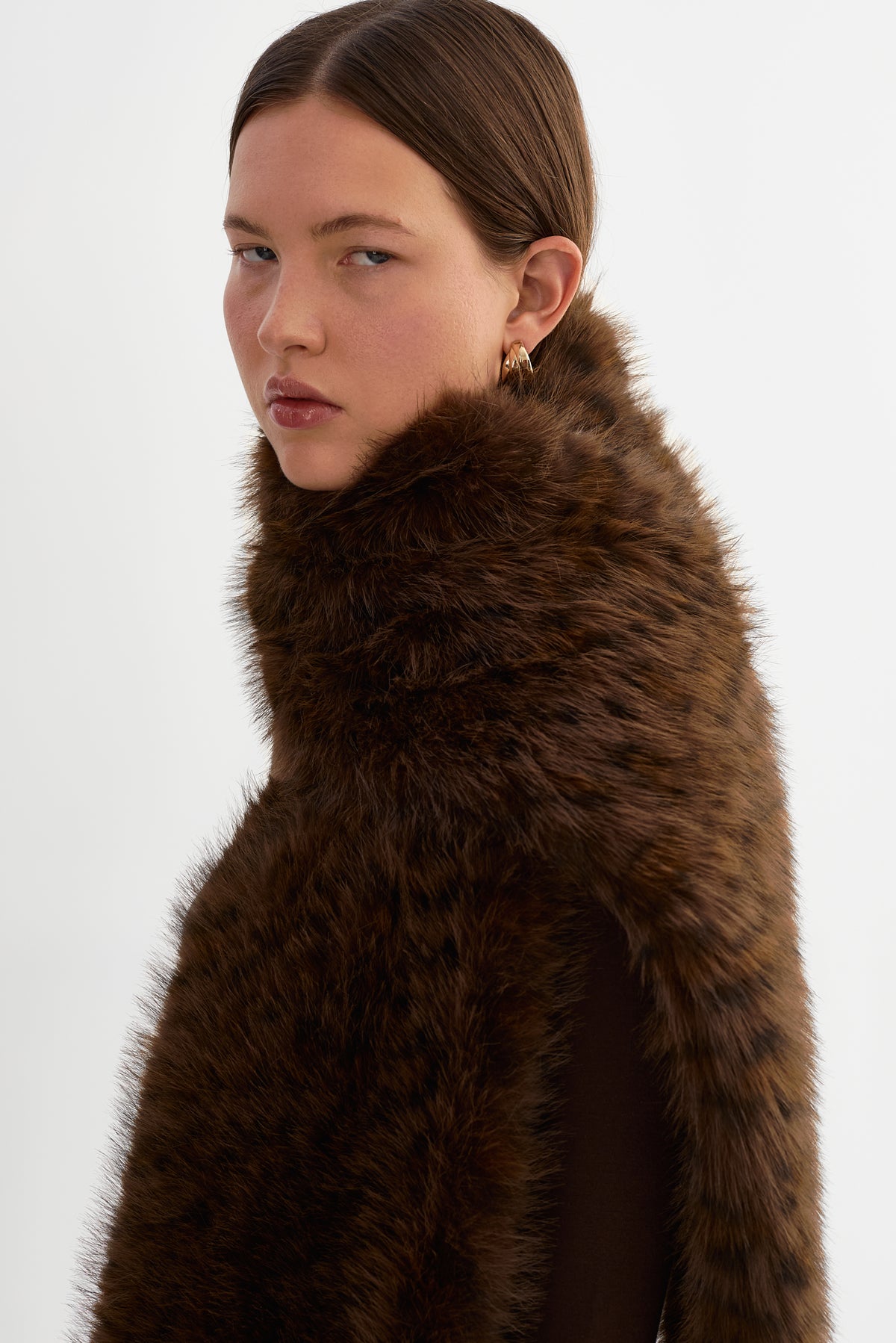 HARIS | Oversized Faux Fur Scarf