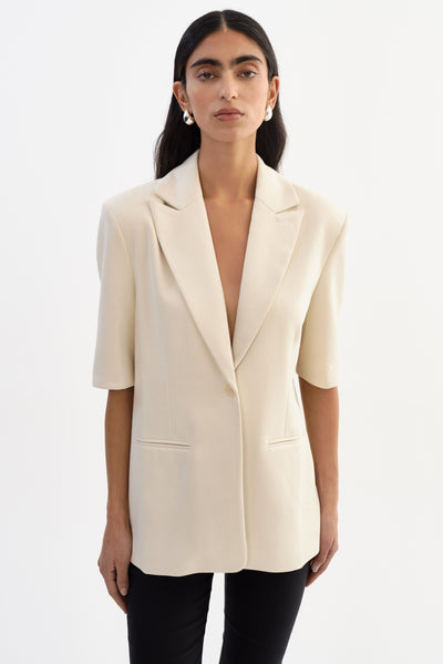 HAZEL | Faux Suede Blazer