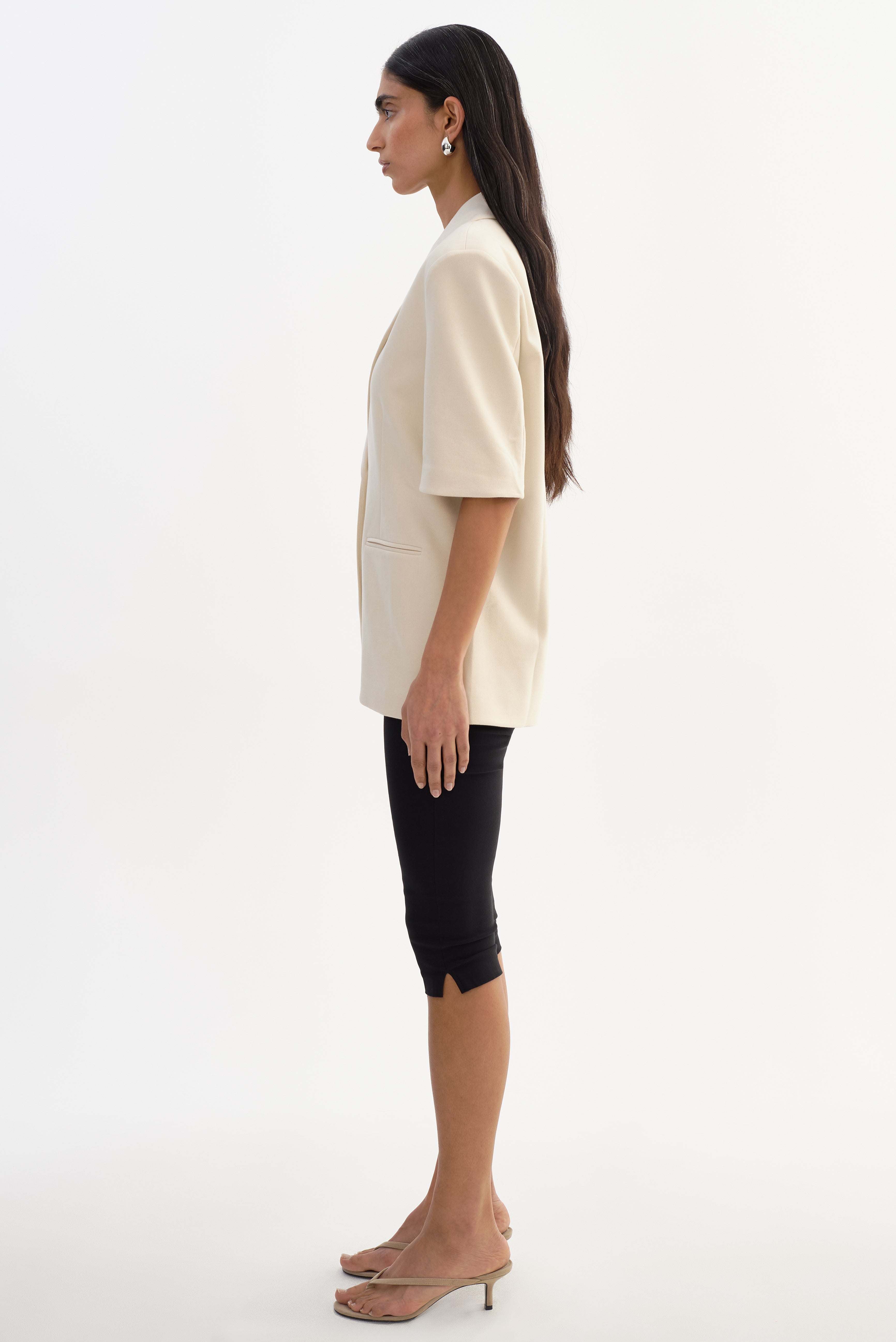 HAZEL | Veste blazer en faux suède