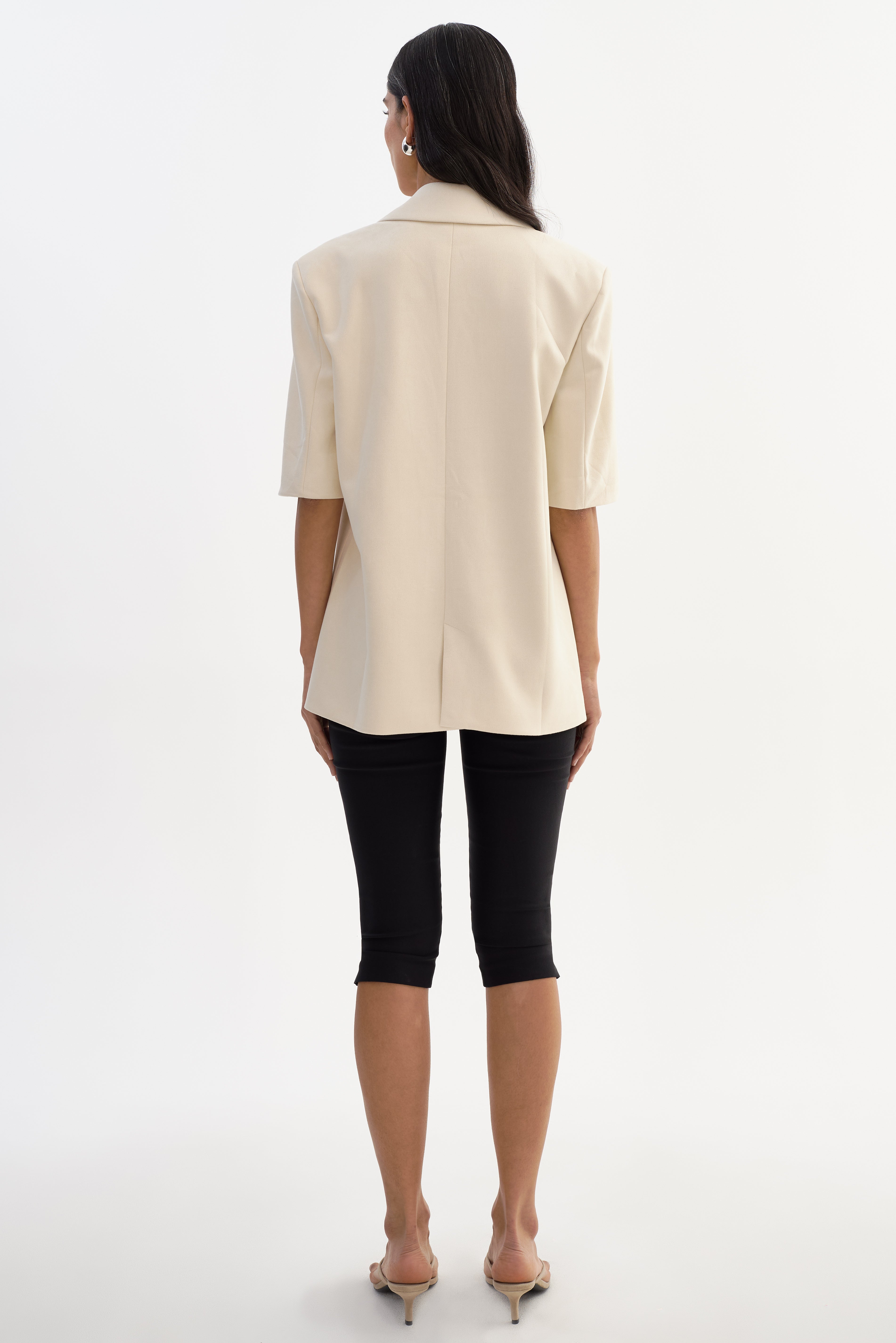 HAZEL | Veste blazer en faux suède