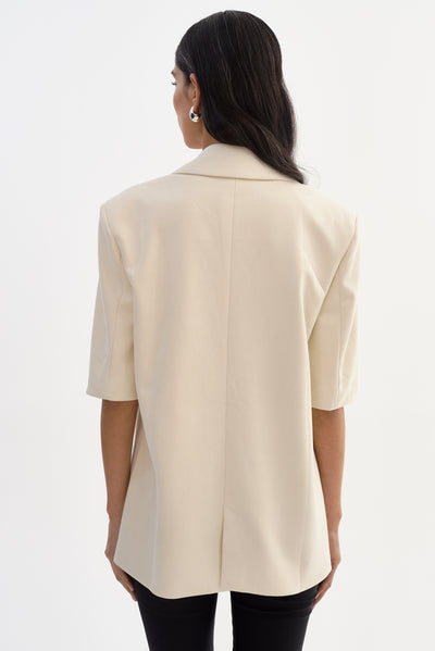 HAZEL | Faux Suede Blazer