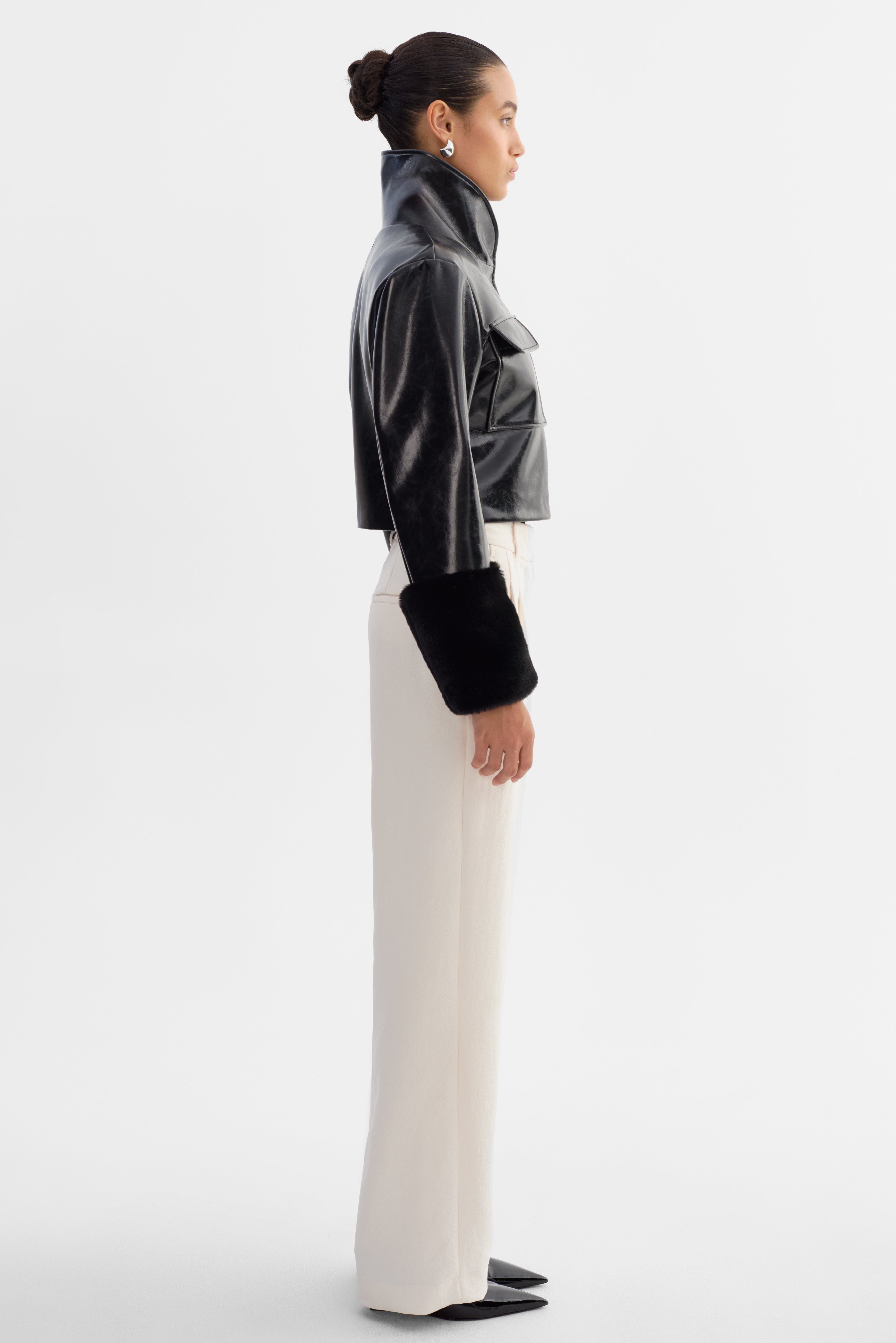 HEDDA | Veste courte en similicuir