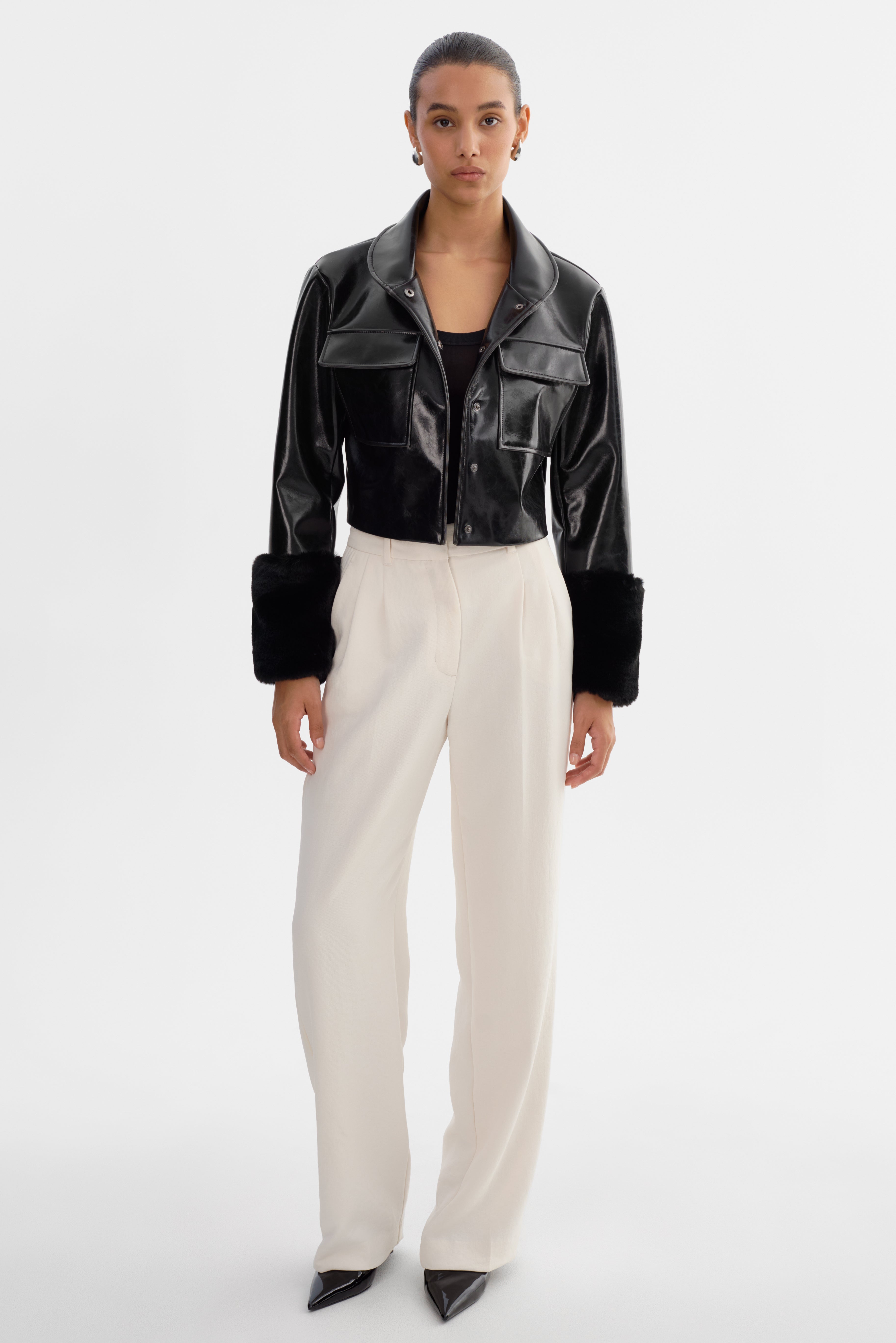 HEDDA | Veste courte en similicuir