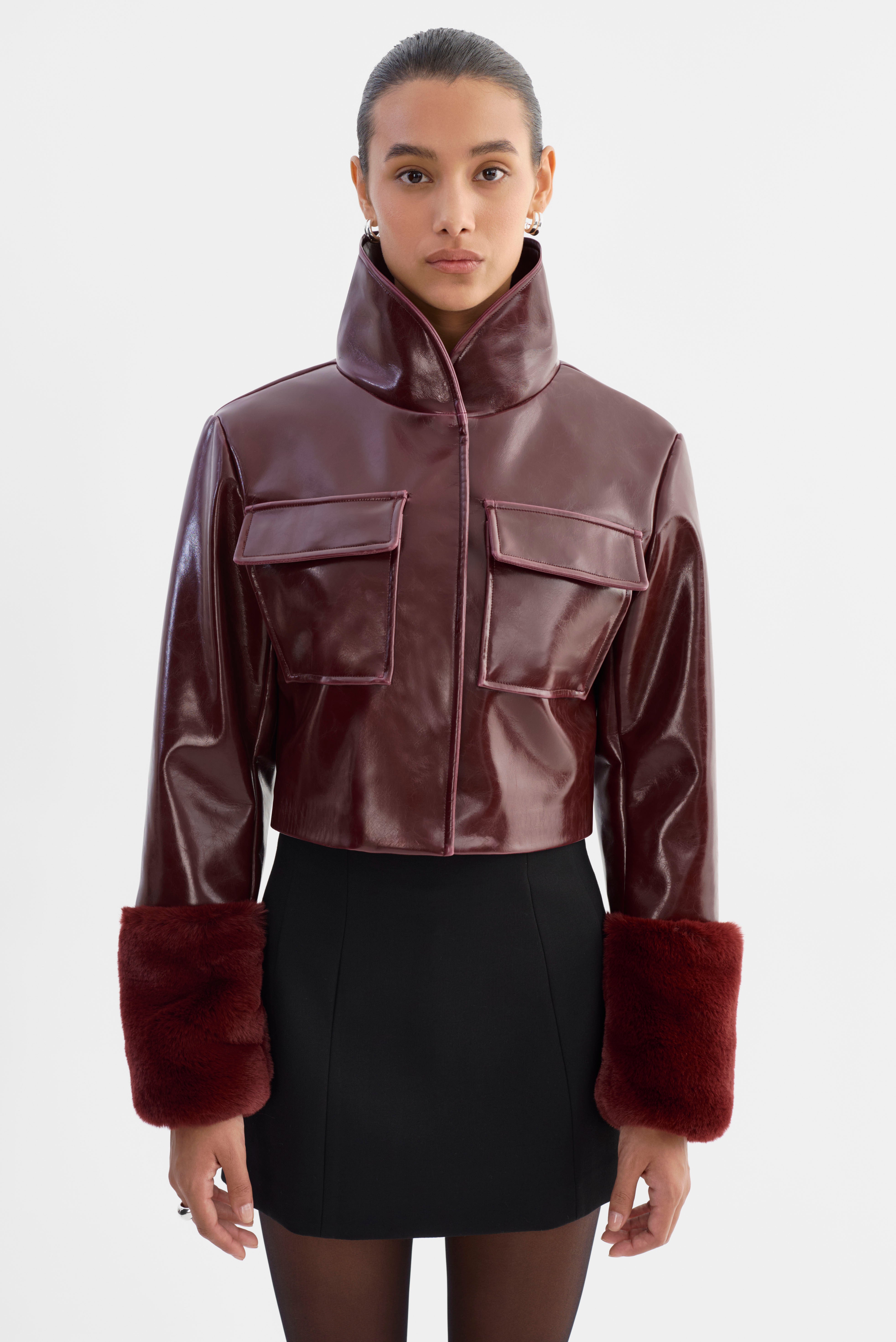 HEDDA | Veste courte en similicuir