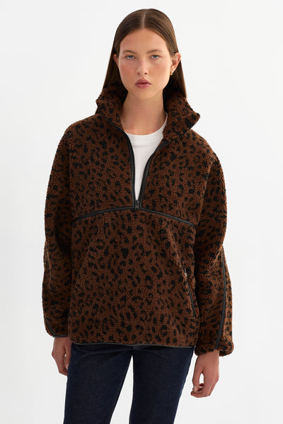 HELSA LEO | Knit Polar Fleece Pullover