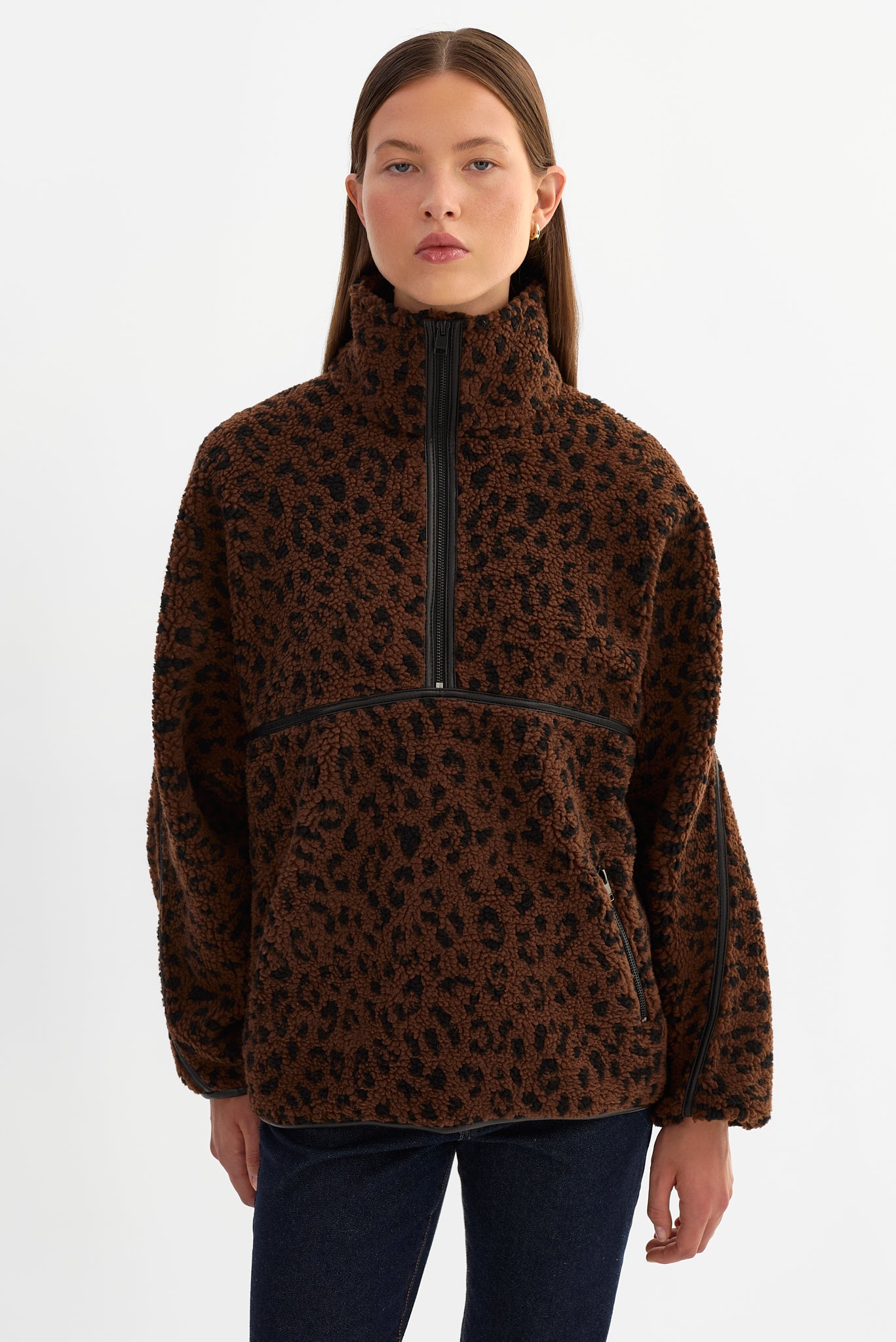 HELSA LEO | Knit Polar Fleece Pullover