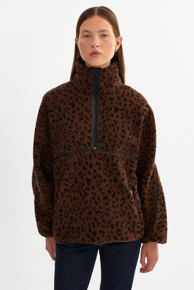 HELSA LEO | Knit Polar Fleece Pullover