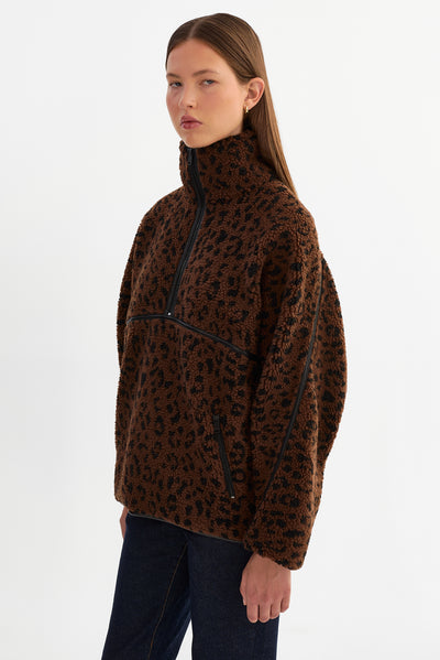 HELSA LEO | Knit Polar Fleece Pullover