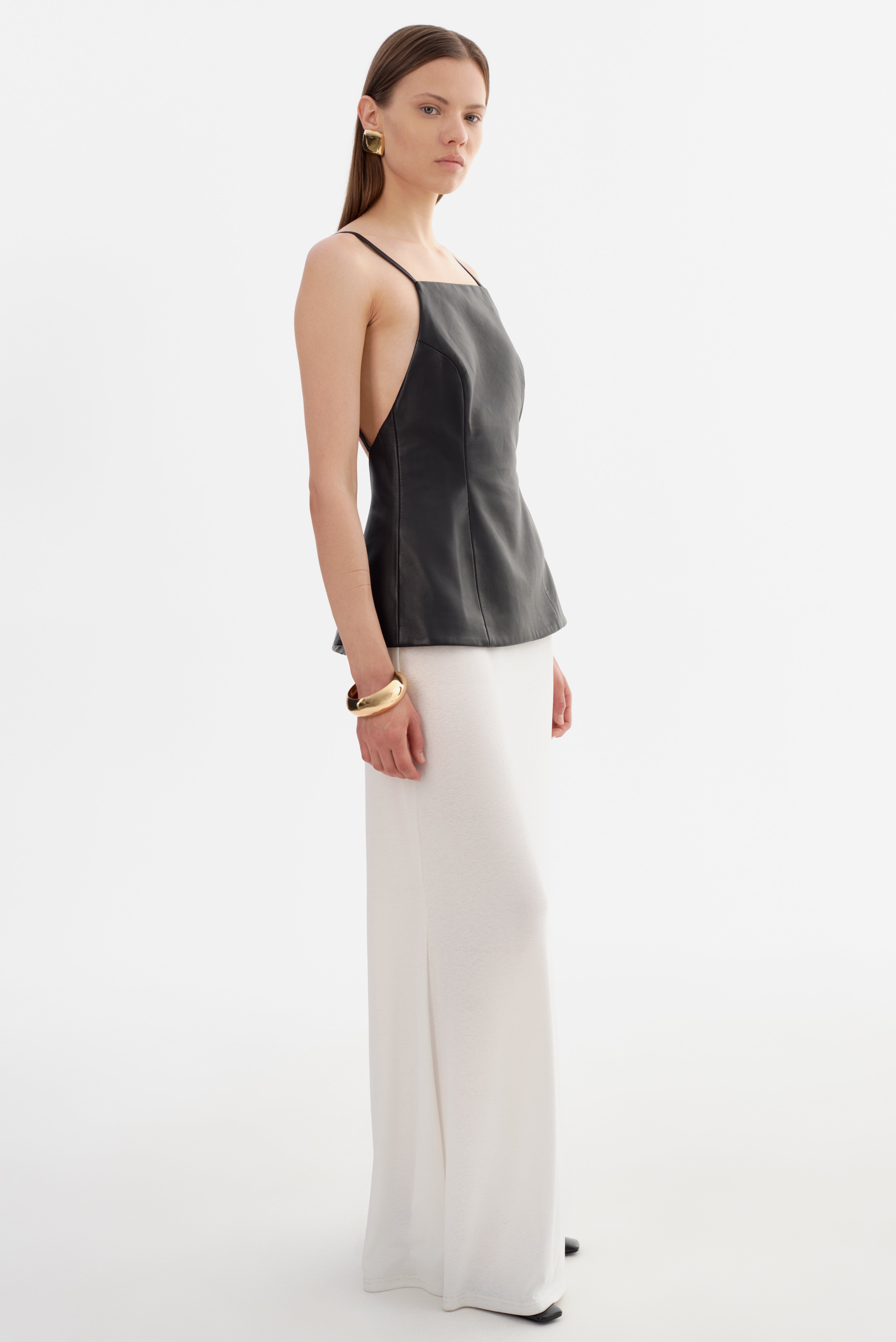 ILONA | Leather Hourglass Top
