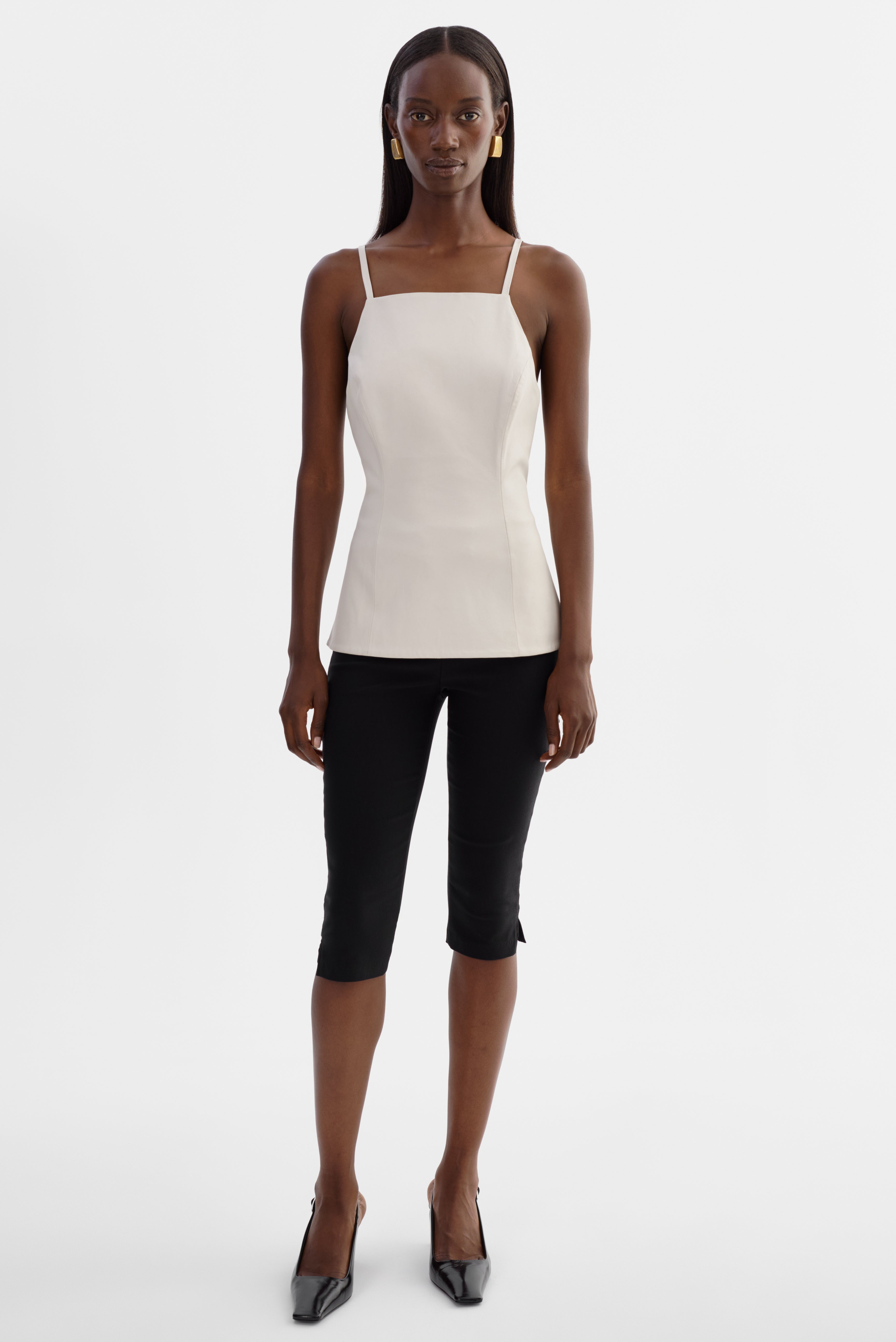 ILONA | Leather Hourglass Top