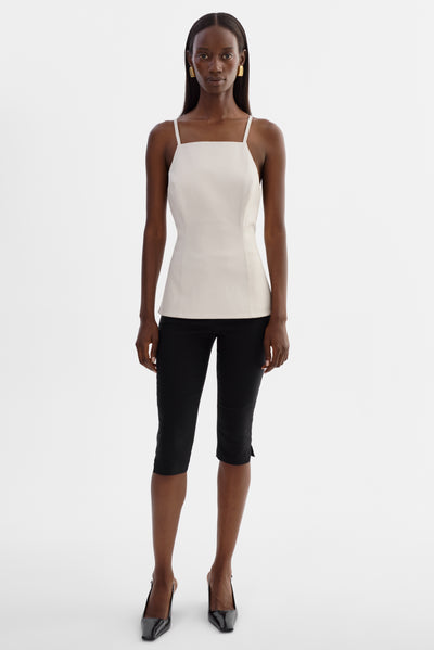 ILONA | Leather Hourglass Top